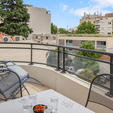 Apartment L'allegria - Peaceful - Sea - Private Car Park Antibes