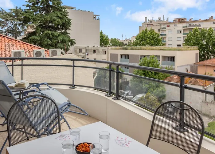 Apartament L'allegria - Peaceful - Sea - Private Car Park Antibes